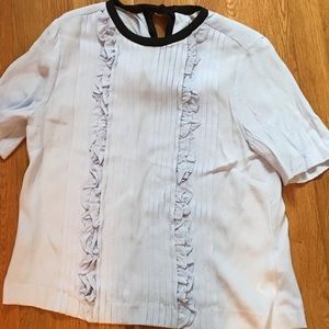 H&M blue blouse